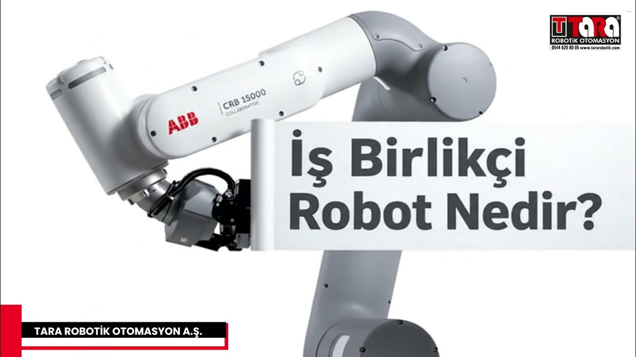🚀 ABB GOFA CRB 15000 TİPİ KOLLABORATİF İŞ BİRLİKÇİ COBOT ROBOT İLE KOMPAKT PALETLEME HUCRESİ
