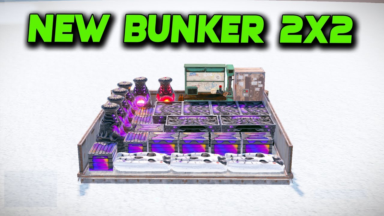 The BEST BUNKER 2X2 In Rust 2023 | Building Tutorial 2023