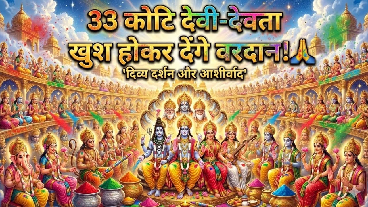 33 कोटि देवी-देवता खुश होकर देंगे वरदान! 🙏 | Holi Special Stotram 2026