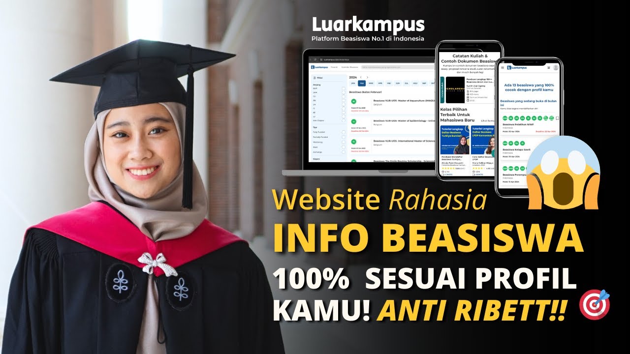 Spill cara instant cari info beasiswa & perlombaan