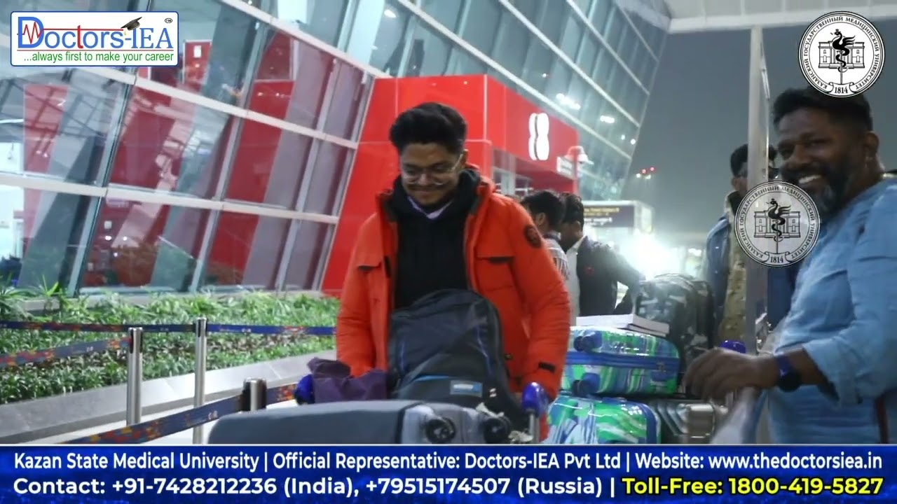 Departure & Arrival of Indian Students 2022 - Kazan State Medical University, Russia