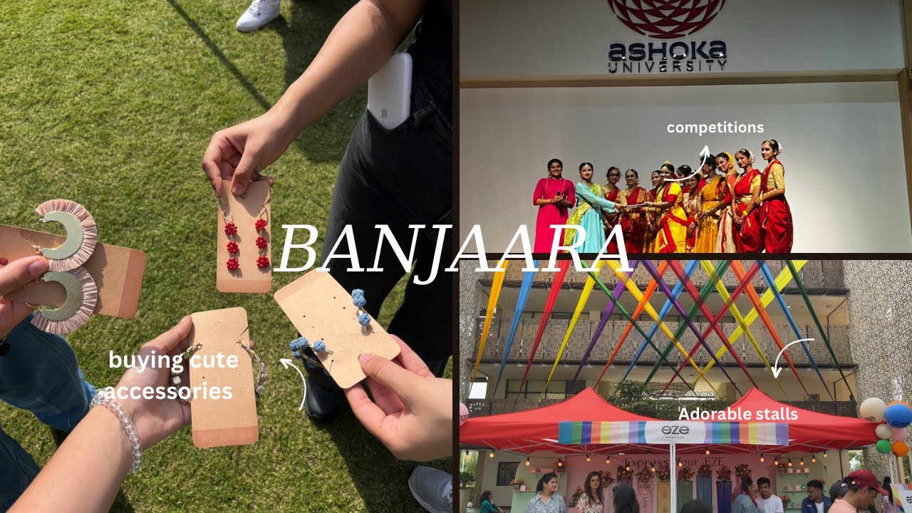 Banjaara’23 // Ashoka University’s Fest // Uni Vlog #3 🌸
