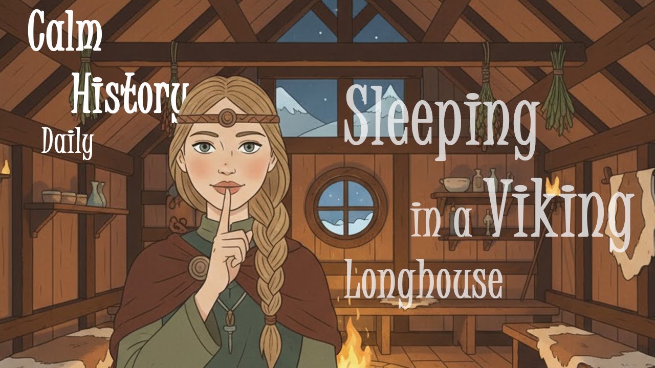 Sleeping in a Viking Longhouse | 10 Hours of Calm History & Hearth Ambience