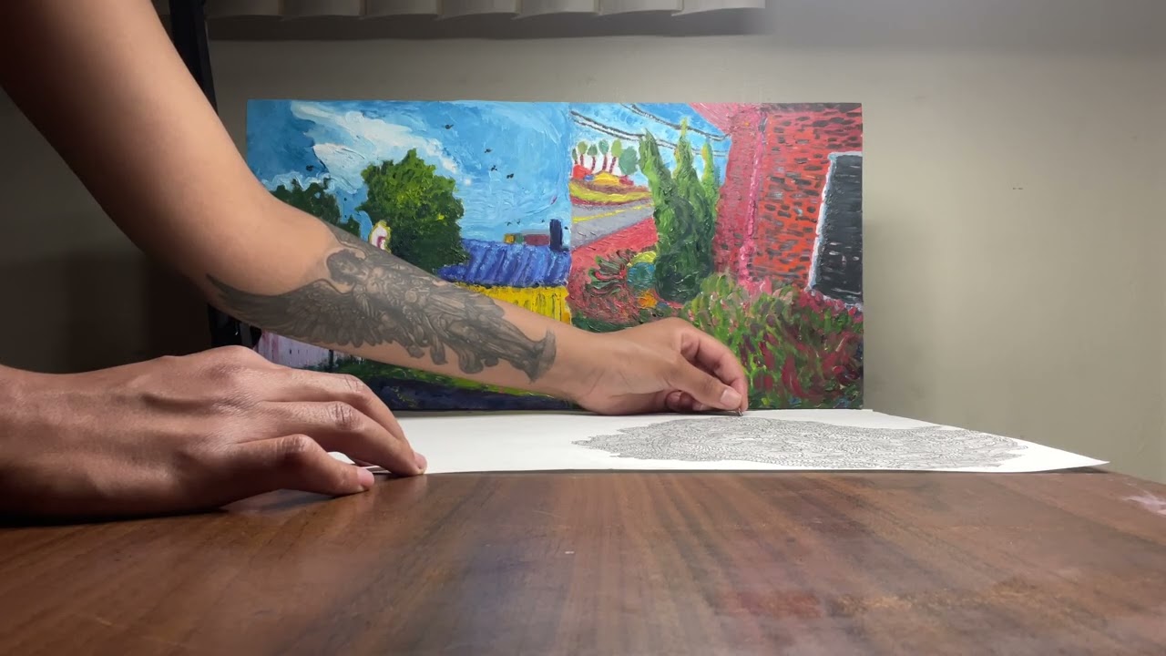 ⚢ Intuitively drawing abstract artwork, pencil drawing. (Spiritual & Meditational Art) 9