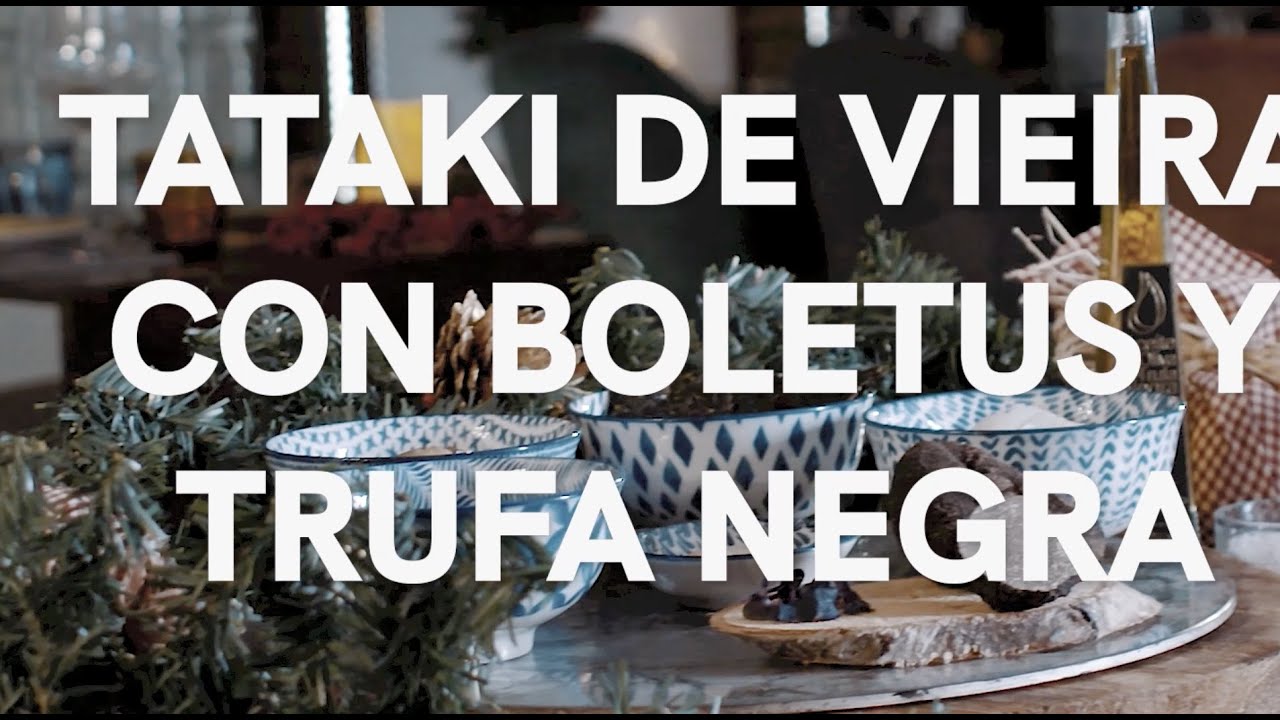 02 Receta Tataki de Vieira con Boletus y Trufa Negra