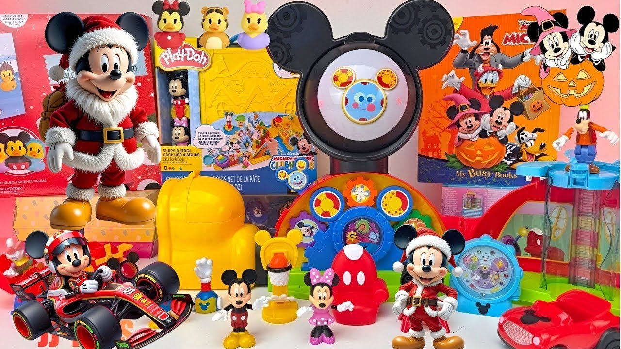 12 minute Satisfying with Unboxing Disney Mickey Mouse Deluxe Clubhouse Playset | Review Toys ASMR