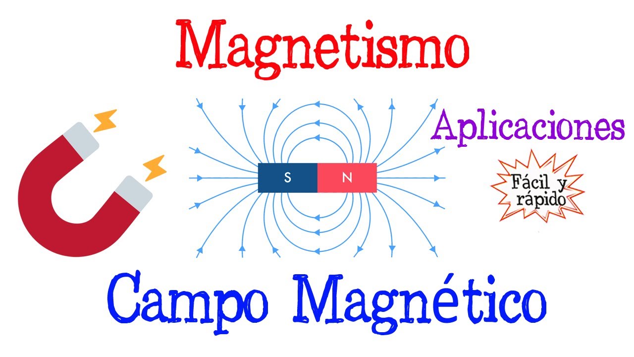 ⚡️Magnetismo, Campo Magnético y sus Aplicaciones🌐 [Fácil y Rápido] | FÍSICA |