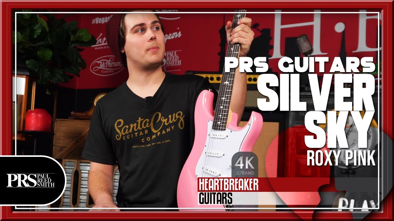 Гитары PRS &mdash; Roxy Pink Silver Sky | Видео 4K | Демо с гитарами Heartbreaker