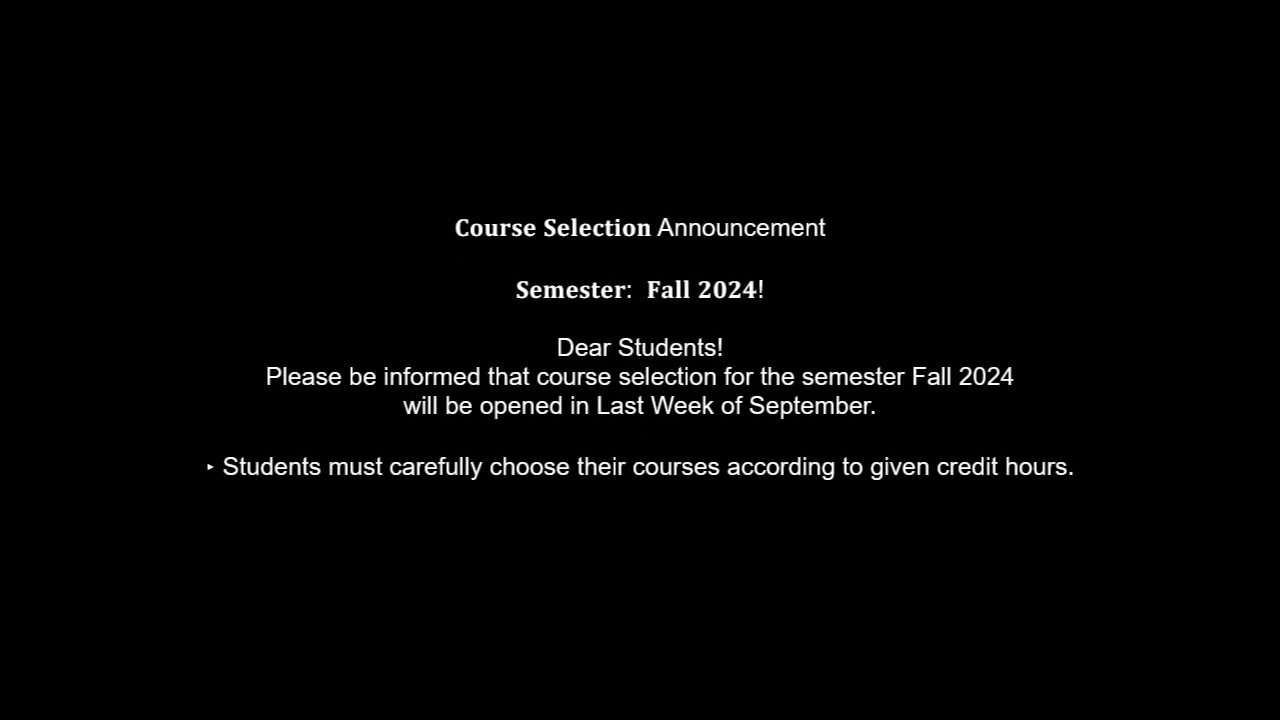 &ldquo;Virtual University of Pakistan | Course Selection Tips for Fall 2024!&rdquo;