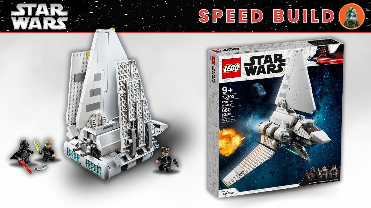 ⚡️ Full Speed Build｜LEGO Star Wars 75302 Imperial Shuttle
