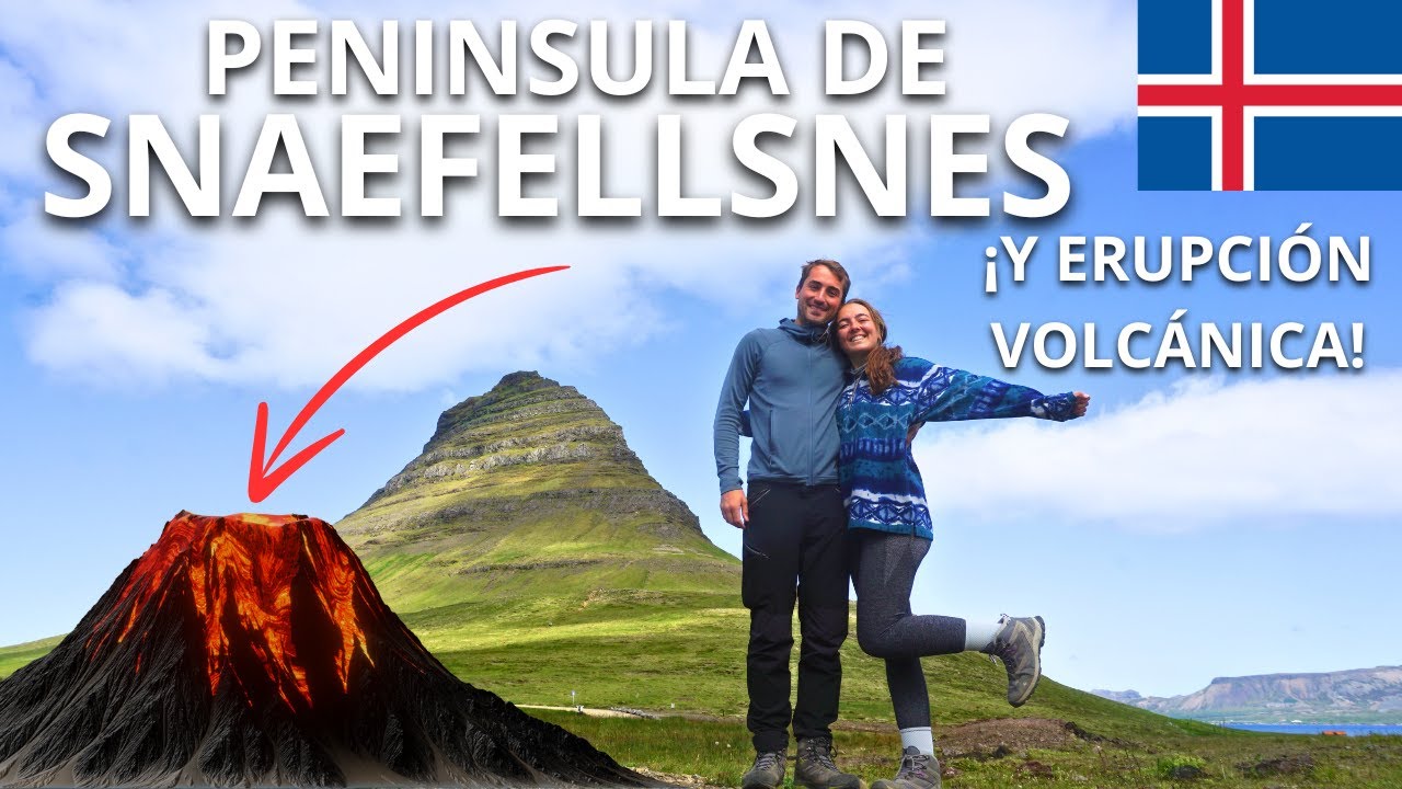 Carne de tiburón, motos de nieve, ballenas y un volcán en erupción: SNAEFELLSNES, Islandia 🌋🐋🏕️🇮🇸