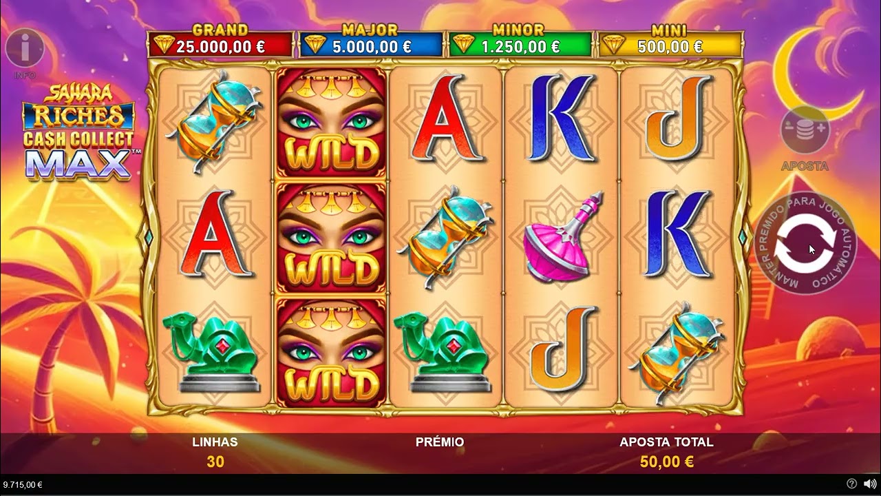 Sahara Riches Cash Collect Max - Big Prize! Casino Slot
