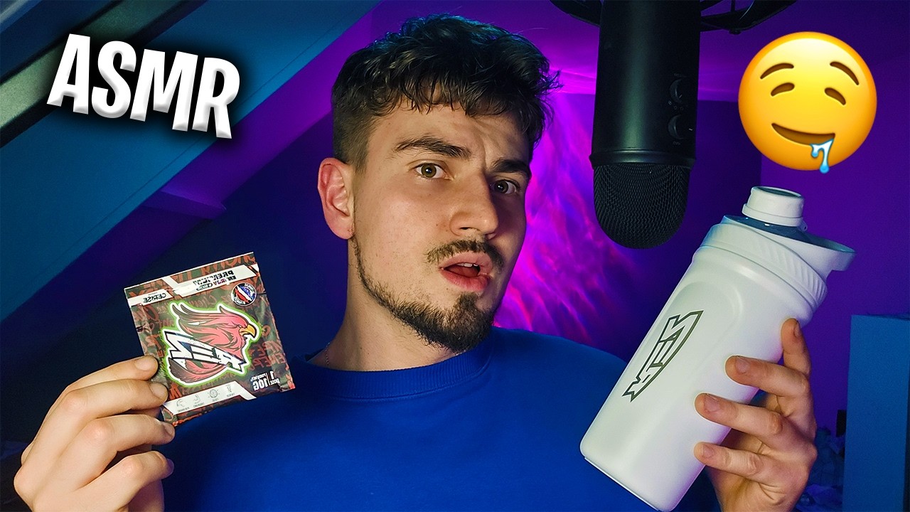🌙 ASMR : DEGUSTATION REZ LA BOISSON ENERGISANTE  ! (sans sucre)🤤