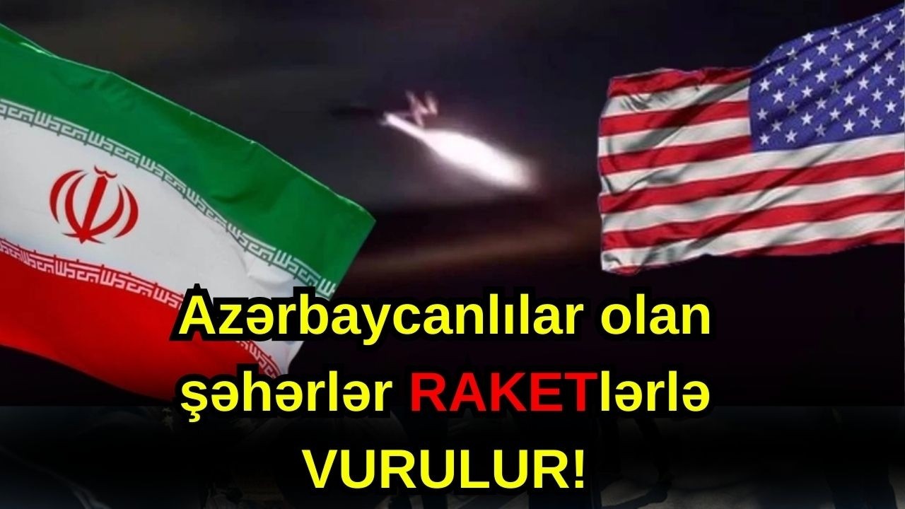 Azərbaycanlılar yaşayan şəhərlər BOMBALANIR. İsrailə növbəti RAKET dalğası göndərildi - CANLI YAYIM