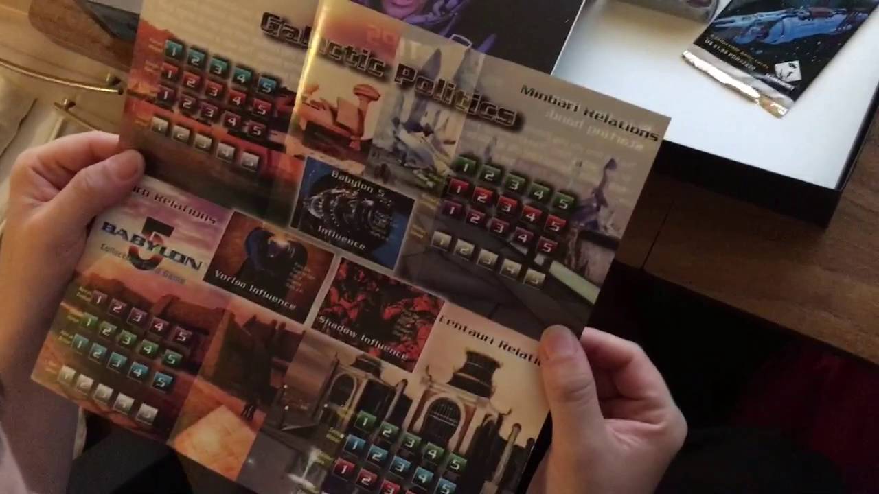 Unboxing Babylon 5 collectable card game RARE