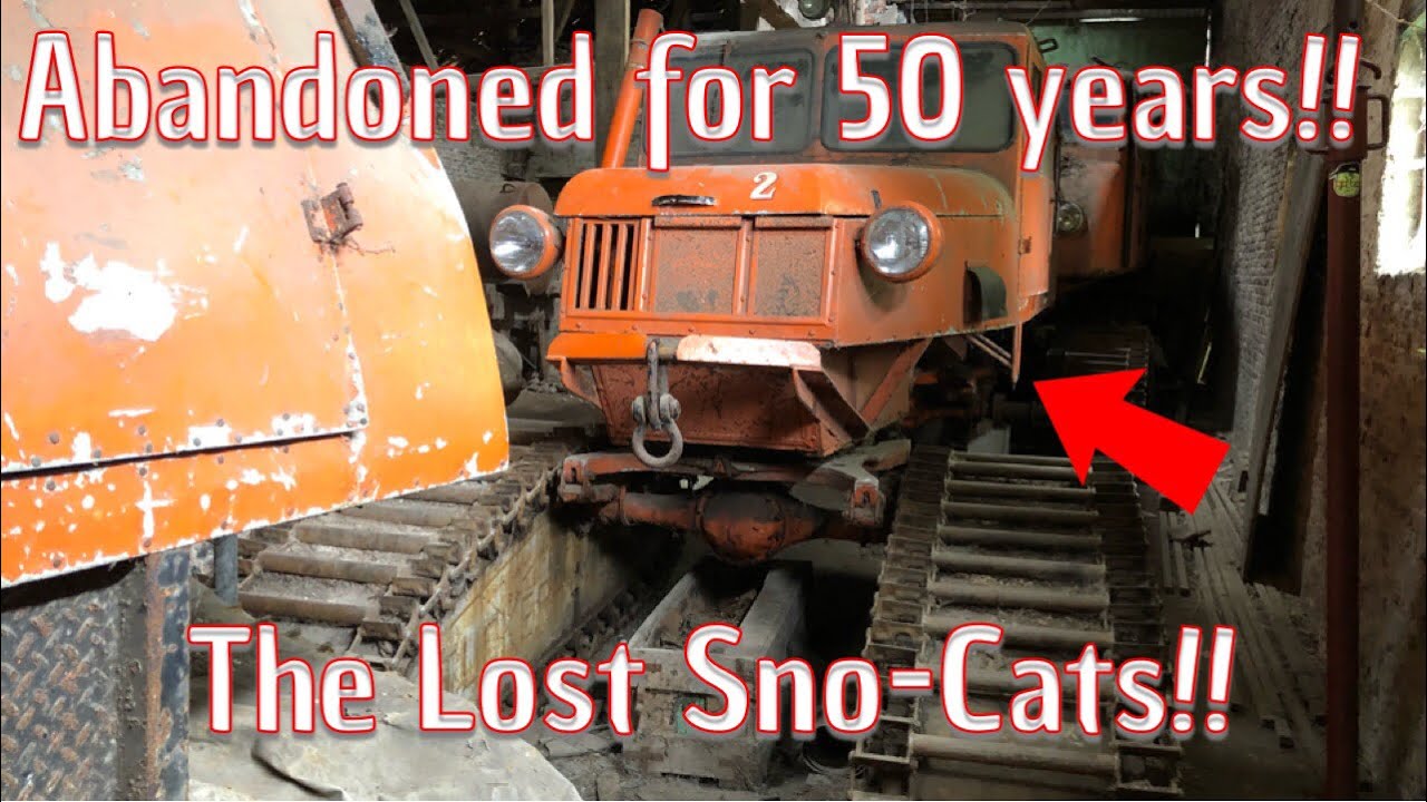 I found the lost SNO-CATS left abandoned for 50 years in a barn!!