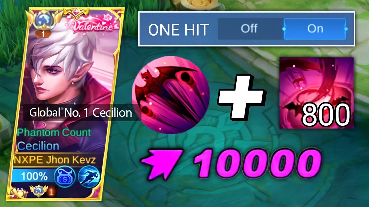 CECILION ONE HIT DELETE! BRUTAL DAMAGE 800 STACKS! TOP GLOBAL CECILION GAMEPLAY