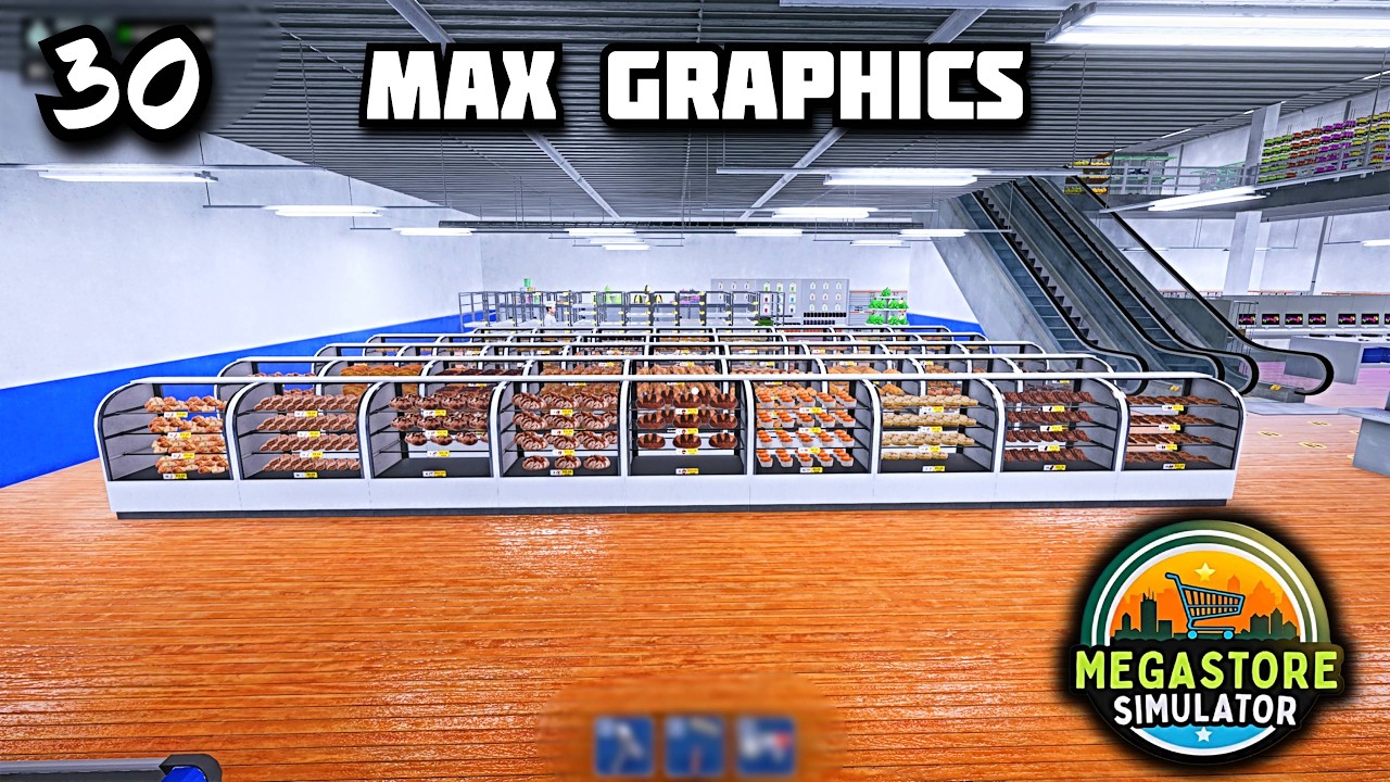 Megastore Simulator #30 Max Graphics Day 190 Lv 99 - Restocker MOD