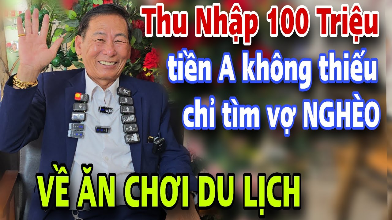 TIỀN ANH KHÔNG THIẾU Thu Nhập 100 Triệu Kết Nối Yêu Thương Đẳng Cấp Về Chỉ Ăn Chơi Du Lịch