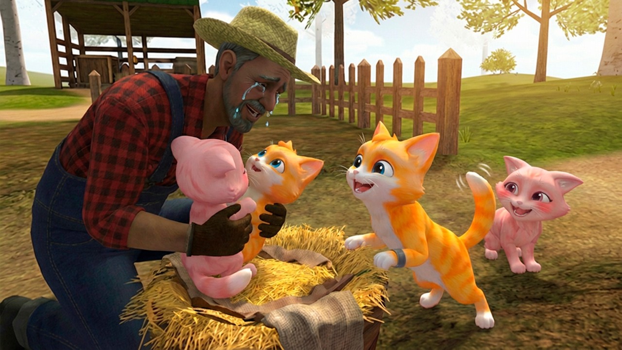 O NOVO FILHOTE DO GATINHO SE JUNTOU À FAMÍLIA