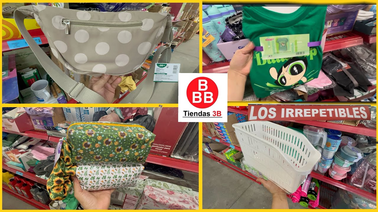 Recorrido de los irrepetibles tienda 3B novedades organización,cosmetiqueras y más 