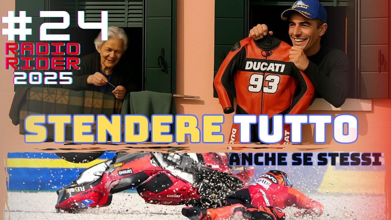 TUTA IN FACCIA: Marquez come Lulic - Radio Rider 2025 #24