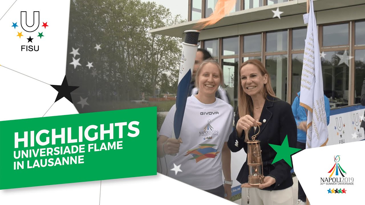 The Universiade flame runs through the home of university sport en route to 30th Summer Universiade