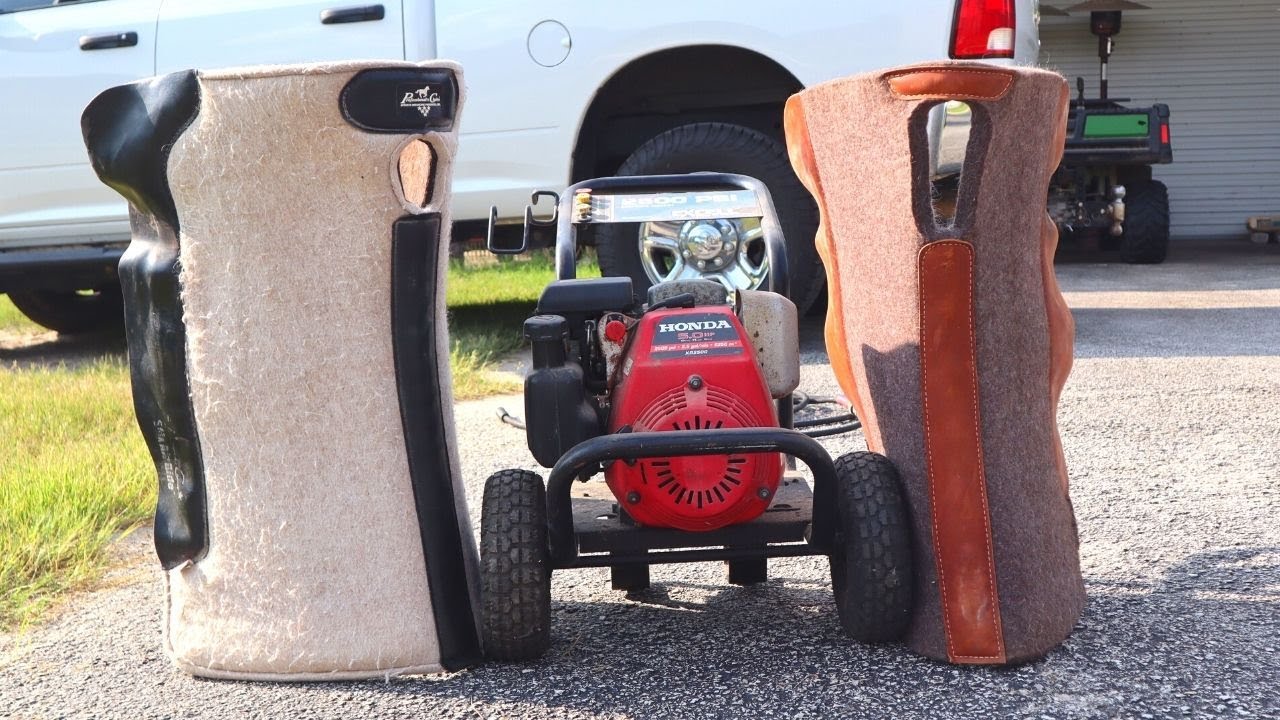 A BETTER way to clean saddle pads!