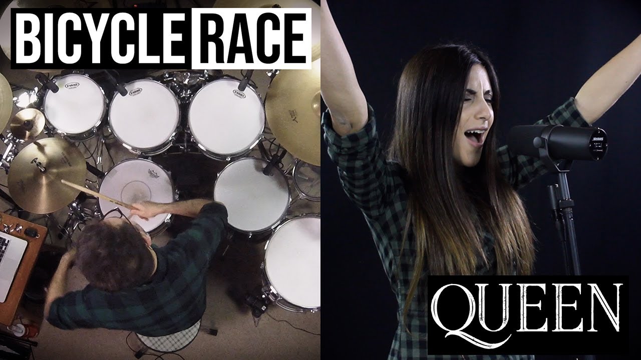 Bicycle Race ft. My Wife - Queen - Vadrum (Drum & Vocal Cover)