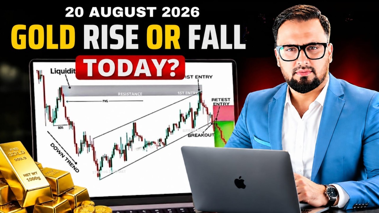 GOLD RISE OR FALL TODAY? 🚨 | XAUUSD Gold Forecast & Price Prediction | BUY or SELL? | 08/20/2026