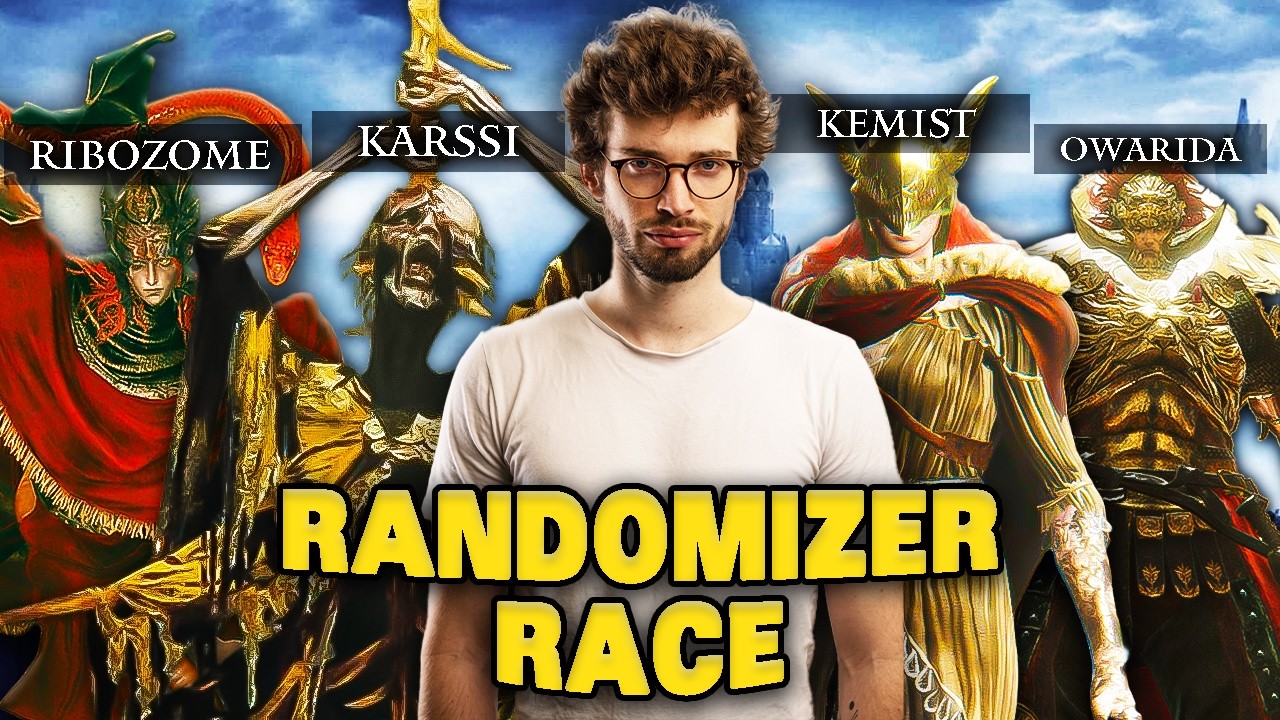 J'affronte des PROS D'ELDEN RING sur une COURSE RANDOMIZER