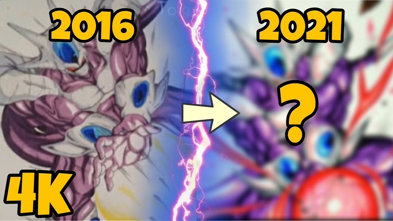 ReDrawing Cooler Attacking from 2016! Then vs Now Drawing Challenge | 4K