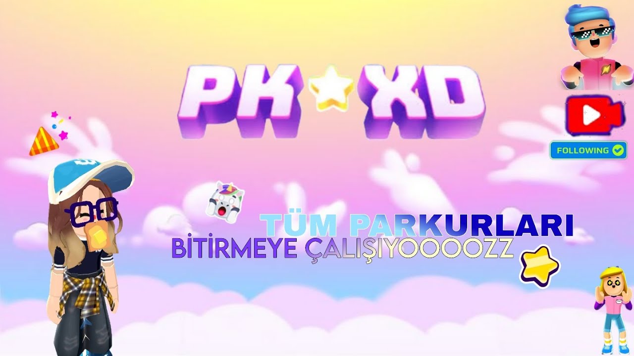 TÜM PARKURLARI BİTİRMEYE ÇALIŞIYORUZ|PKXD|BAKALIM KAÇ GÜN SÜRCEKKK