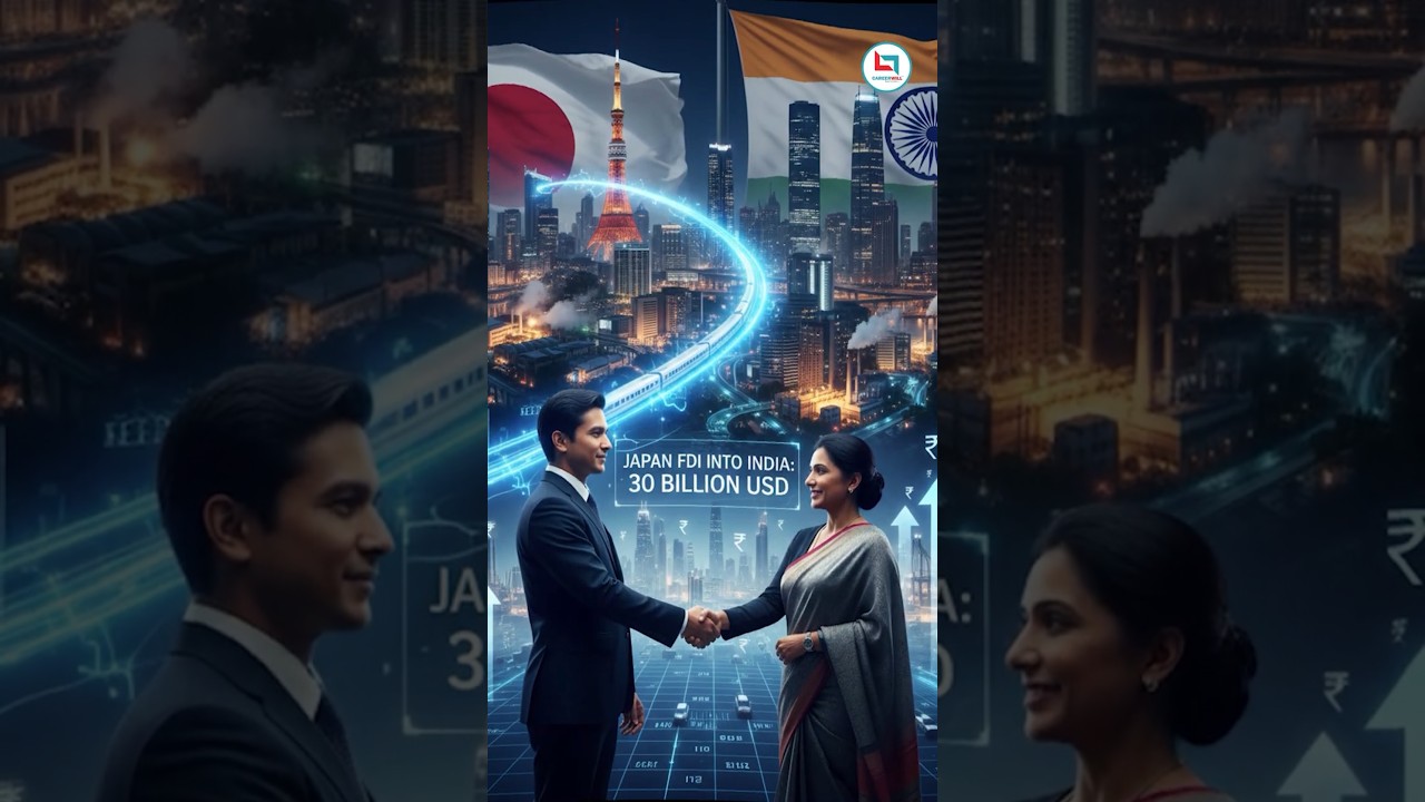 Japan Starts Investing 10 Trillion Yen in India! Japan FDI in India Crosses $30 Billion.