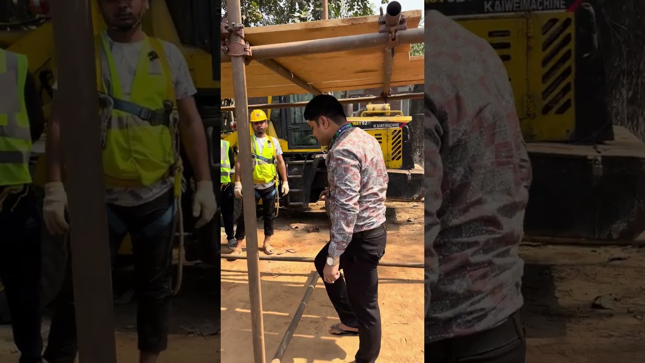 স্কাফোল্ডিং ইরেক্টর ট্রেইনিং প্রাক্টিক্যাল ও মাপ। স্কাফোল্ডিং ট্রেইনার।#aramco @sahajjibon