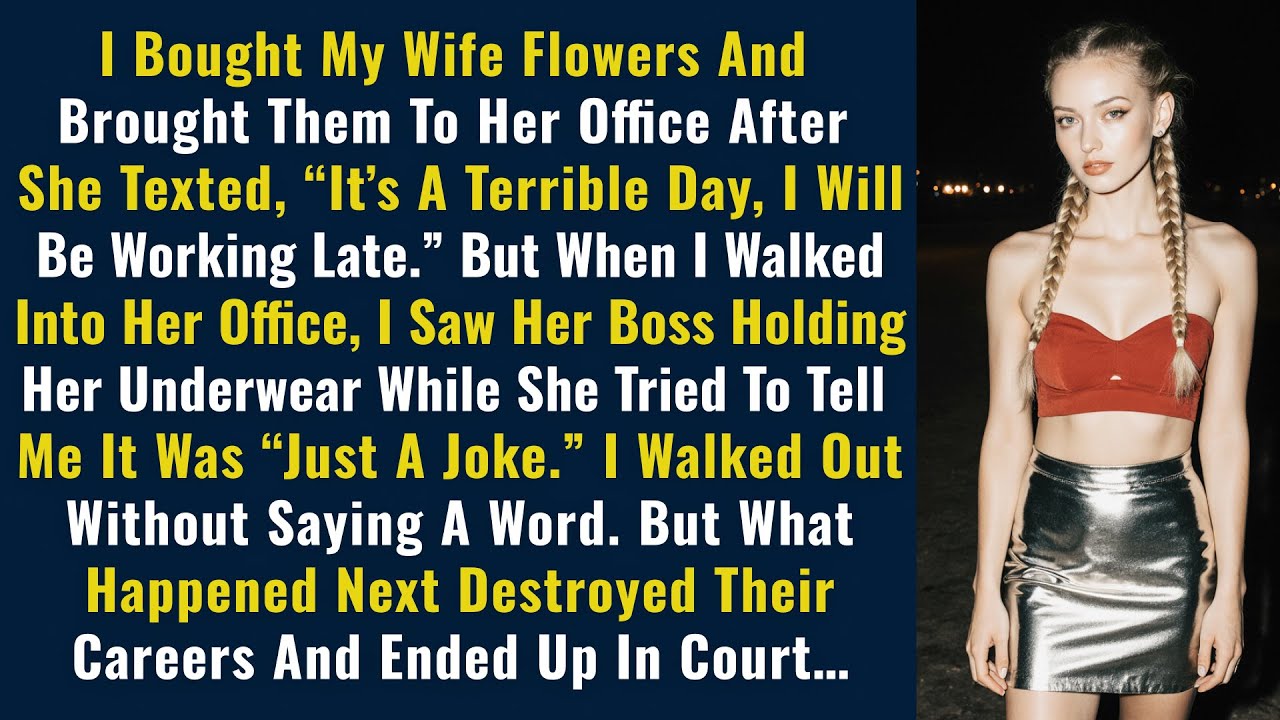 I Bought My Wife Flowers And Brought Them To Her Office After She Texted, “It’s A Terrible Day...