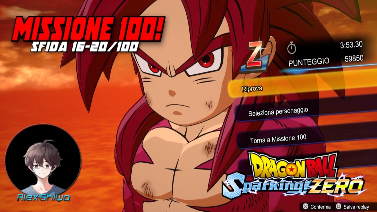Dragon Ball: Sparking! Zero - Missione 100 (Grado Z) - Sfida 16-20/100