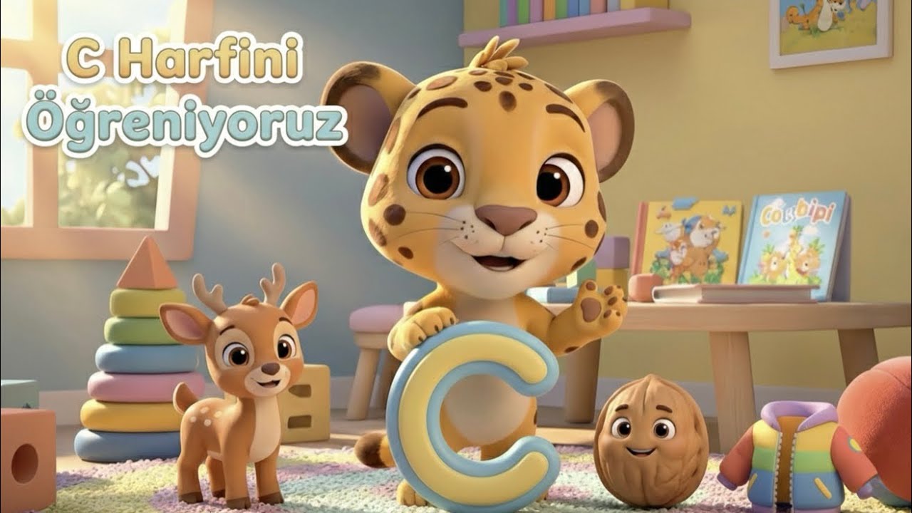 C Harfini Öğreniyoruz! 📚| Parstiko ile A’dan Z’ye Çocuk Şarkıları | Okul Öncesi 🎶