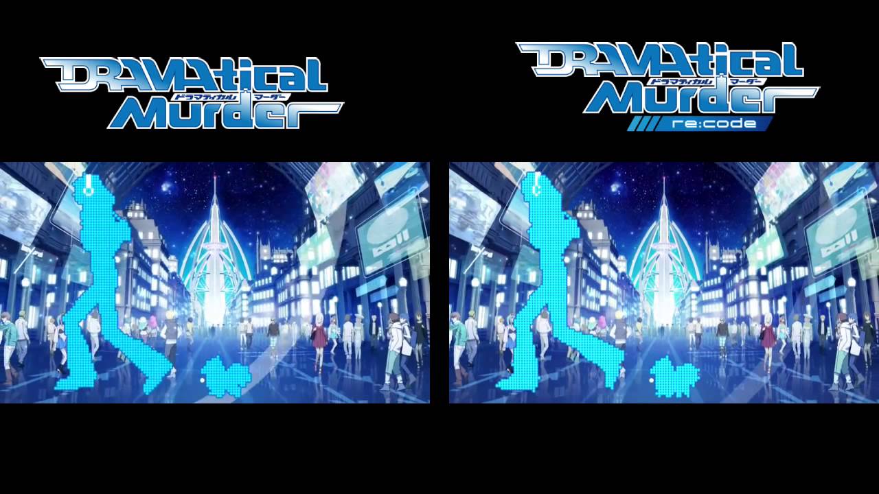 『DRAMAtical Murder』 『DRAMAtical Murder re:code』 OP比較
