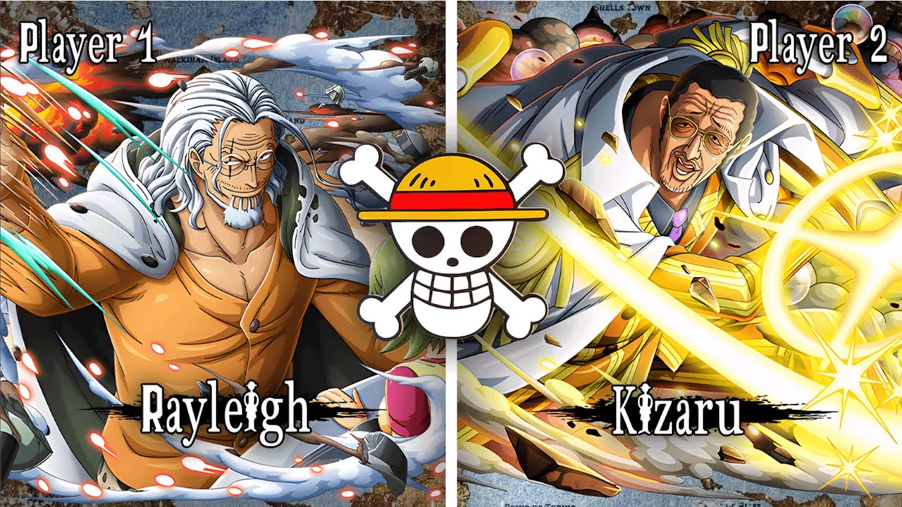One Piece Mugen V14 - Kizaru VS Rayleigh - Gameplay