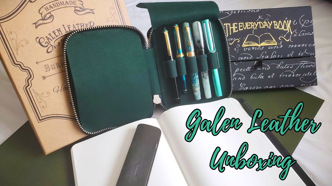 Galen Leather Haul ~Forest Green Leather Unboxing~