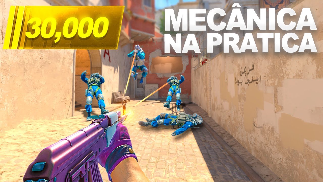 Apliquei a MECANICA do CS2 na PRATICA e DESTRUI com FACILIDADE!