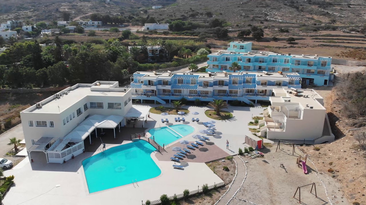 Karpathos Royal Beach Hotel, Agios Nicholaos Beach - Mavic Air 4K