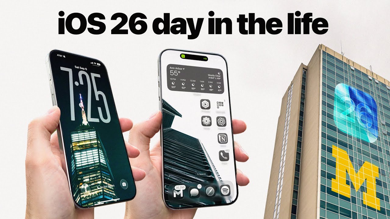 iOS 26 - a real day in my life!