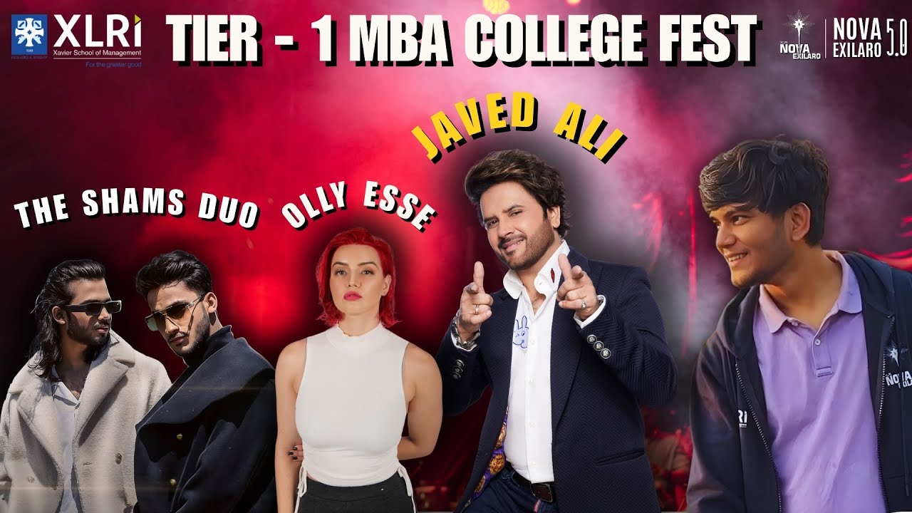 India’s Top MBA College Fest Experience | XLRI Nova Exilaro Ft. Javed ALi | Tier 1 B-School Vlog