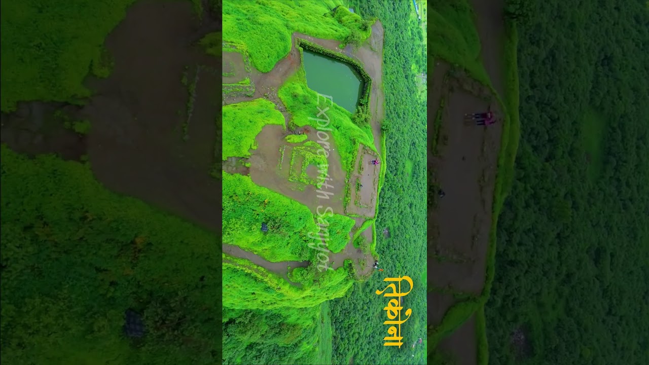 Tikona Fort Drone View | @ExplorewithSanjyot #explorewithsanjyot #tikonafort #tikona #lonavala