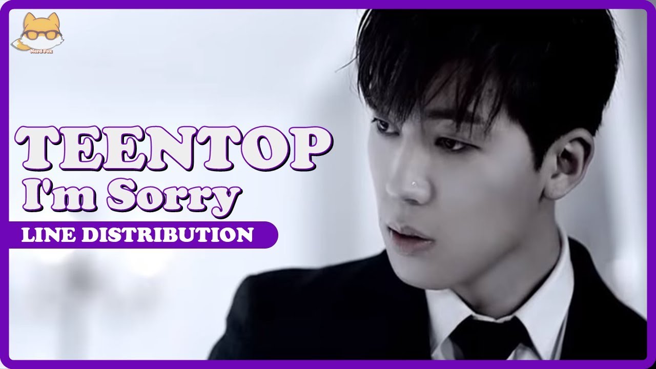Line Distribution: Teen Top - I'm Sorry (Color Coded)
