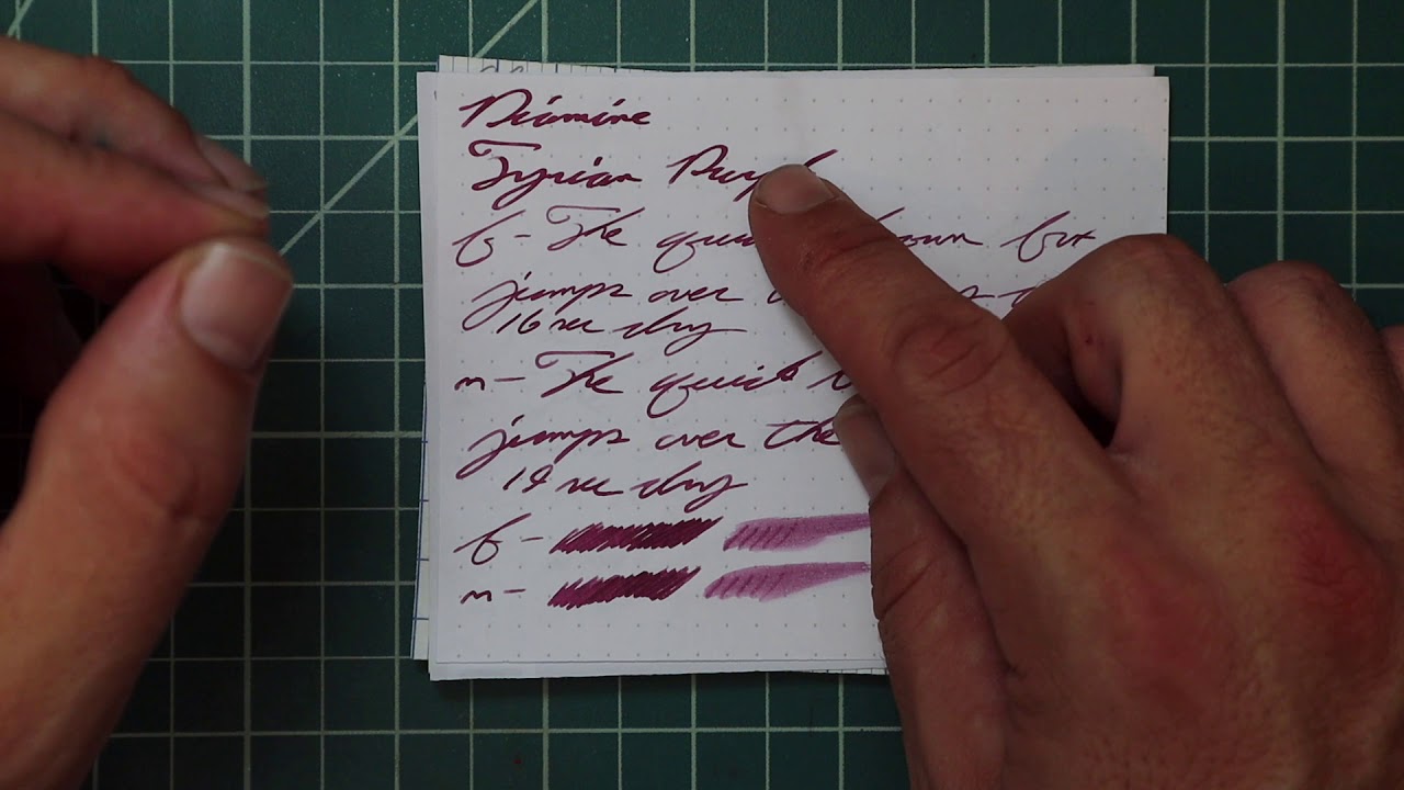 Diamine Tyrian Purple Fountain Pen Ink #fountainpenink #fountainpens