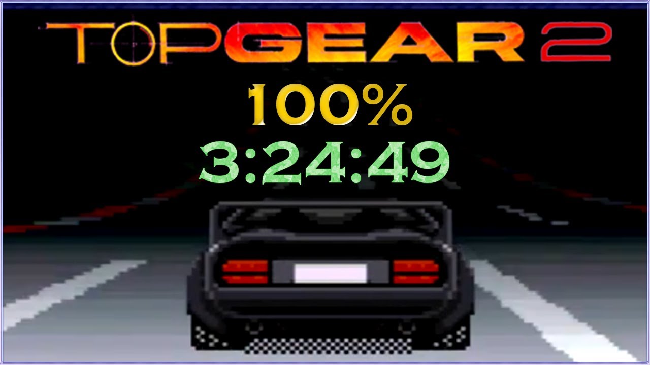 Top Gear 2 Speedrun: 100% - 3:24:49