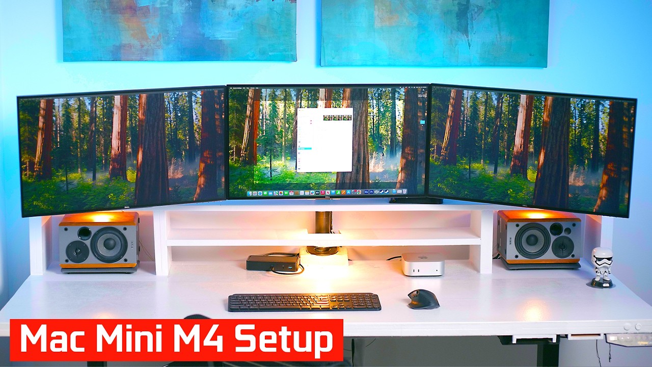 Как настроить три монитора на Mac Mini M4/M4 Pro